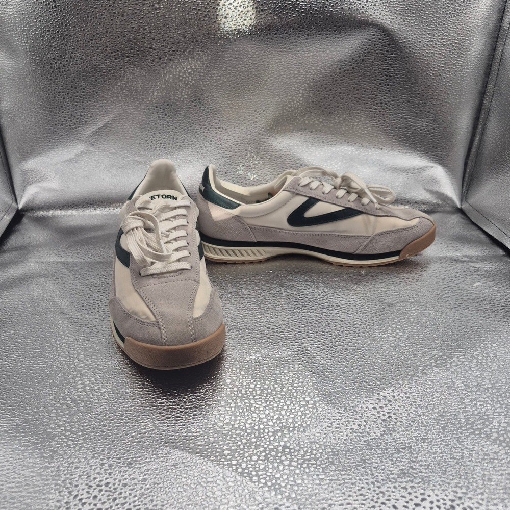 Tretorn Rawlins 2.0 Mens Sneakers Grey White Navy Retro Low Top Trainers
